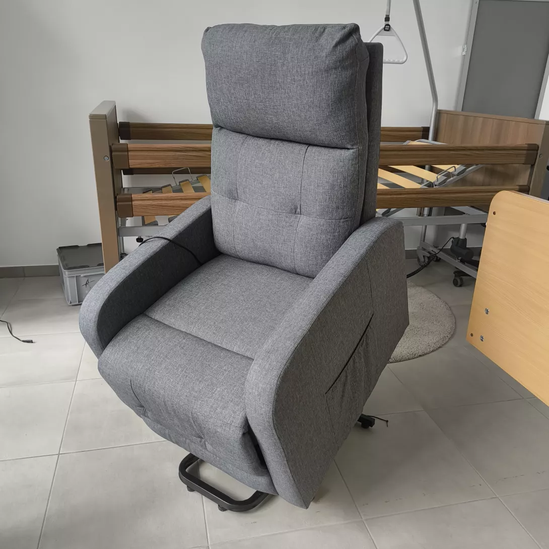 Fauteuil releveur gris